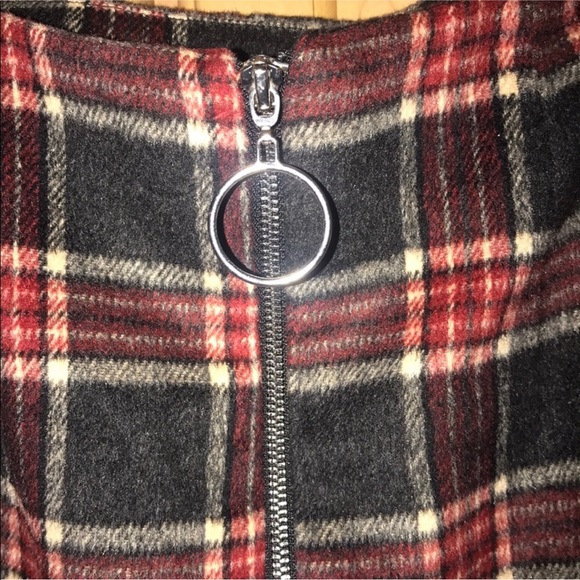 Active USA 🍁 Plaid Skirt (Sweater Fall Zipper) - Picture 6 of 9